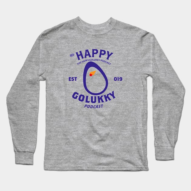 HappyGoLukky Main Long Sleeve T-Shirt by The HappyGoLukky Podcast